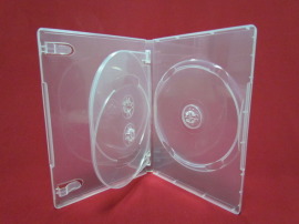 14MM 特透3 碟DVD 盒