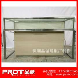 不锈钢展柜 香港鑫坤珠宝展柜设计定制 木质展柜