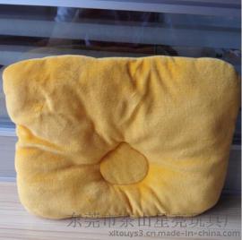外贸出口纯棉婴儿枕 3-8个月婴幼儿定型枕大中小码量身设计订做